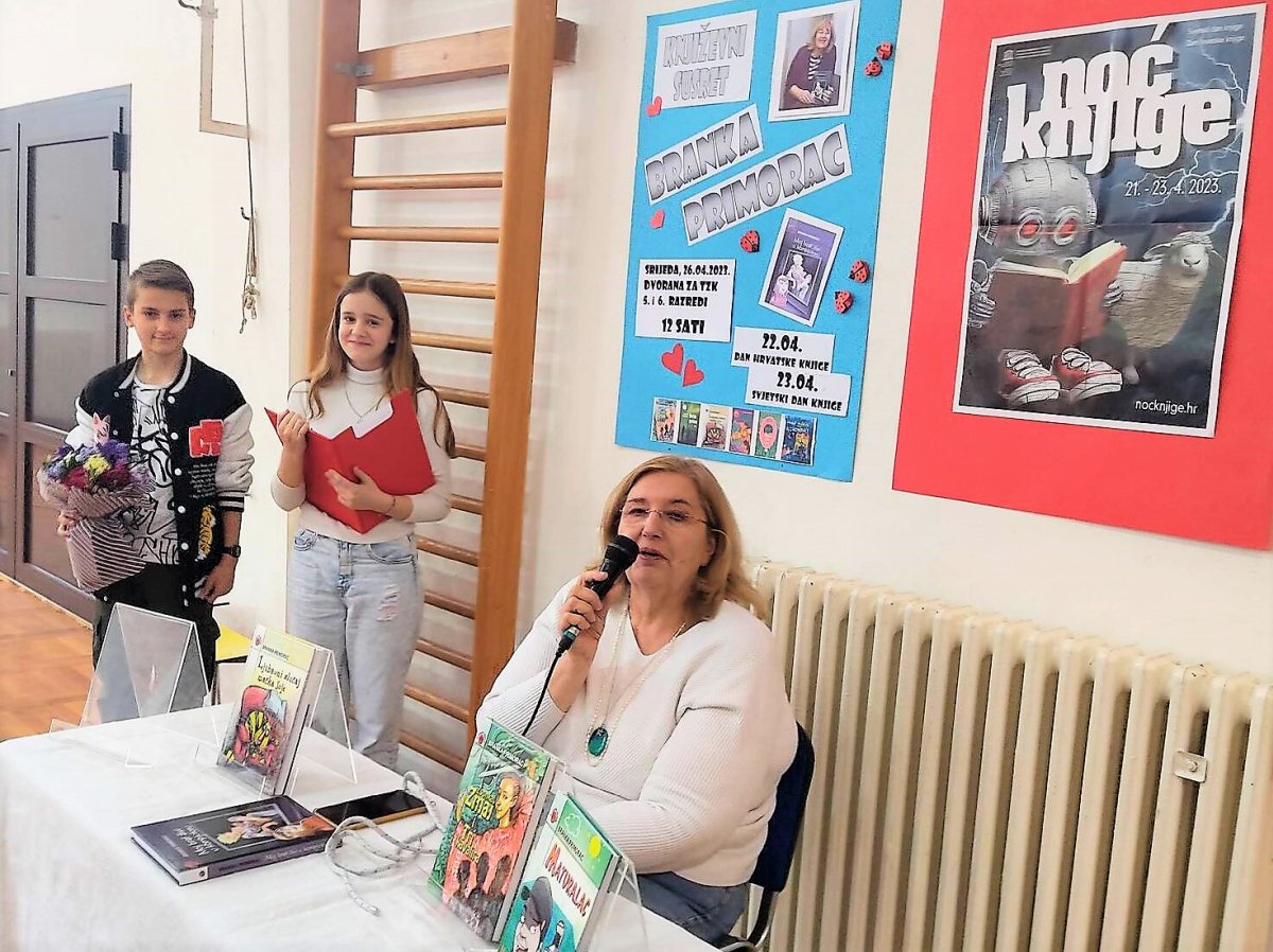 Književni susret u krapinskoj OŠ Ljudevit Gaj